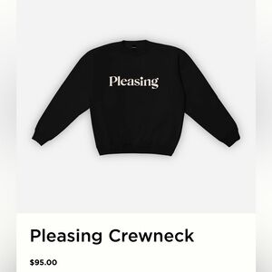 Pleasing Black Crewneck Sweater